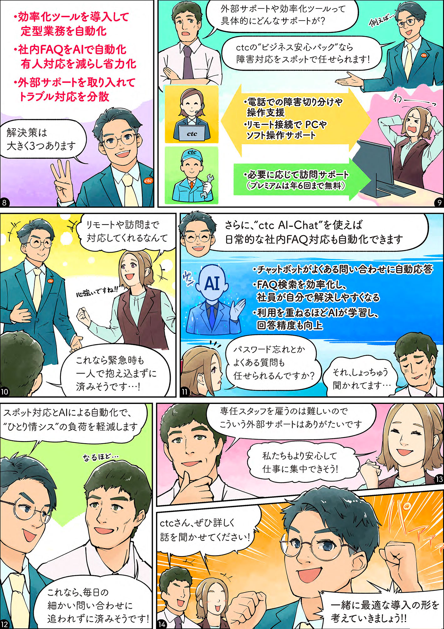 “ひとり情シス”の負担を軽減！障害時の対応からFAQ自動化まで、情シスの業務をしっかりバックアップ！